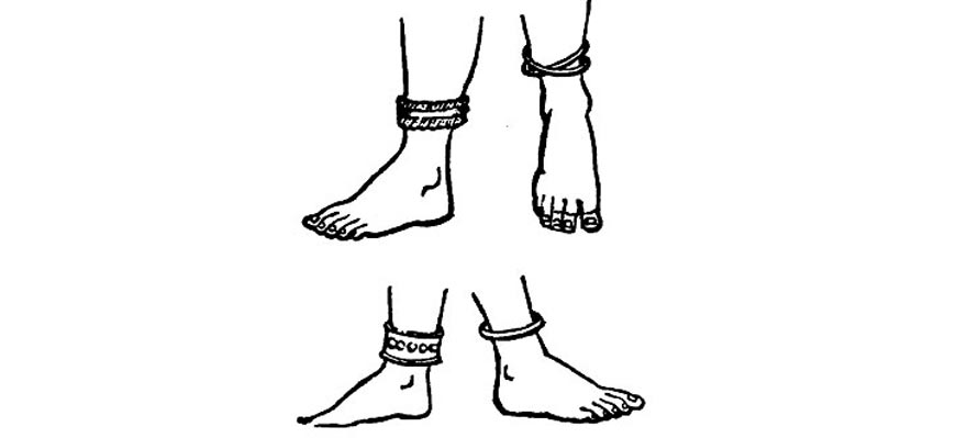 ancient egyptian anklets