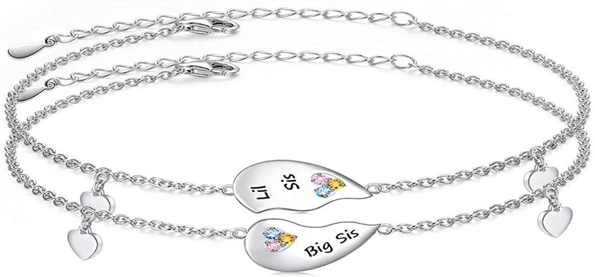 chain sister bracelets