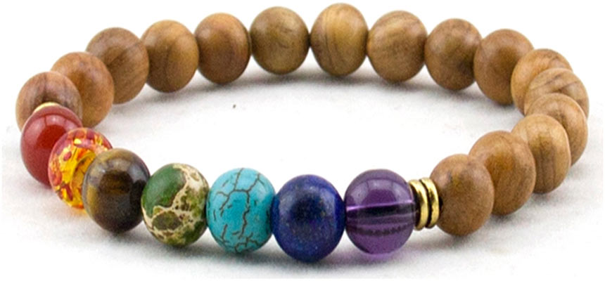 chakra wooden bracelets