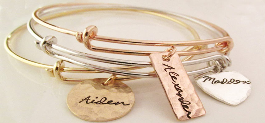 charm personalized bracelets