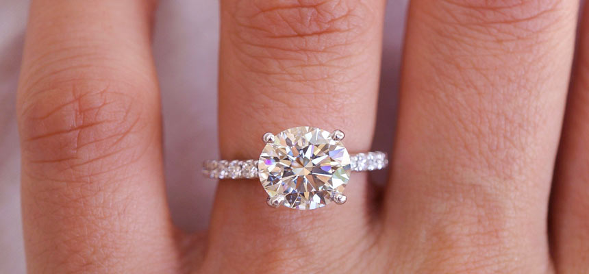 Diamond gemstone rings