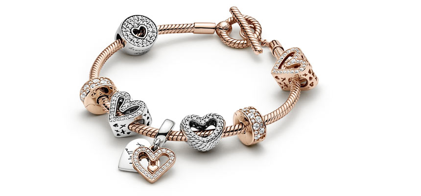 gold Pandora bracelets