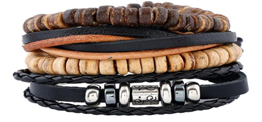 hemp leather bracelets