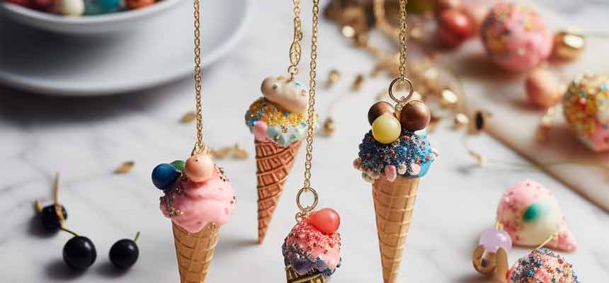 Ice Cream inspired Jewelry