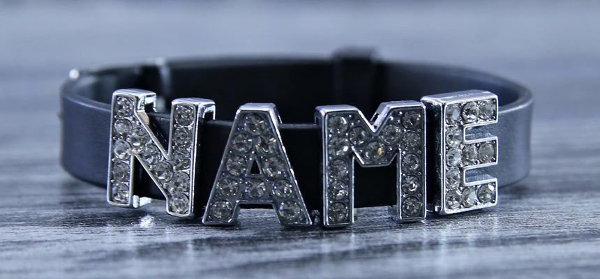 leather name bracelets