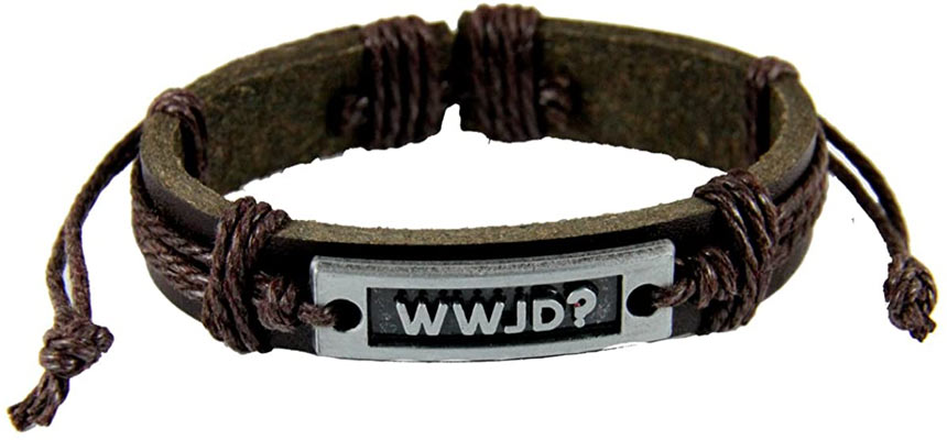 leather wwjd bracelets