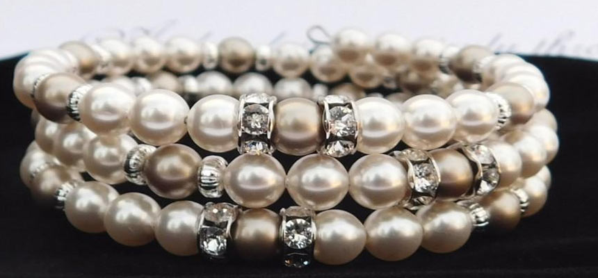 pearl wrap bracelets