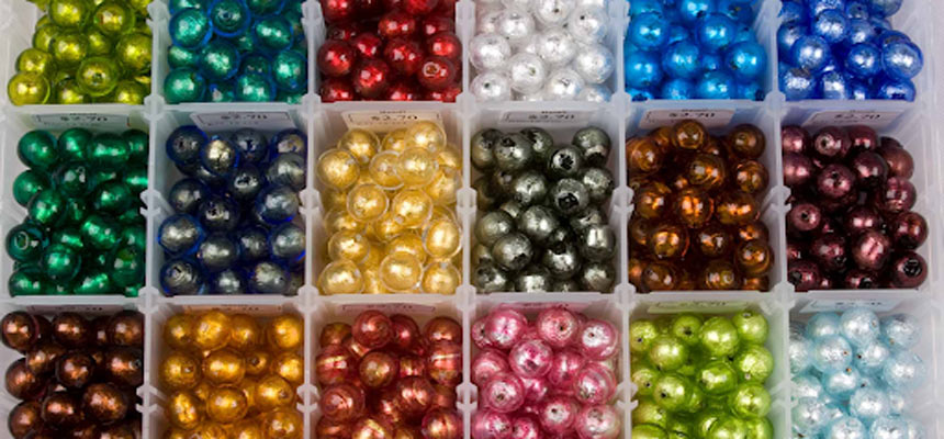 Seed Murano glass beads