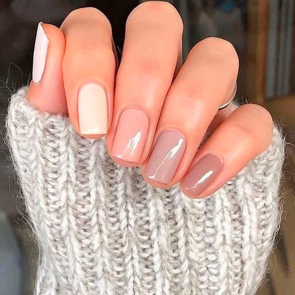 Natural Palette Winter Nails