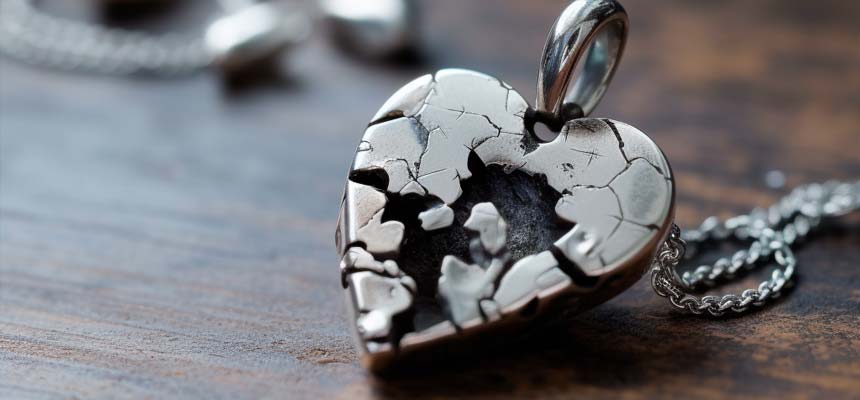 Selecting and Wearing a Broken Heart Pendant