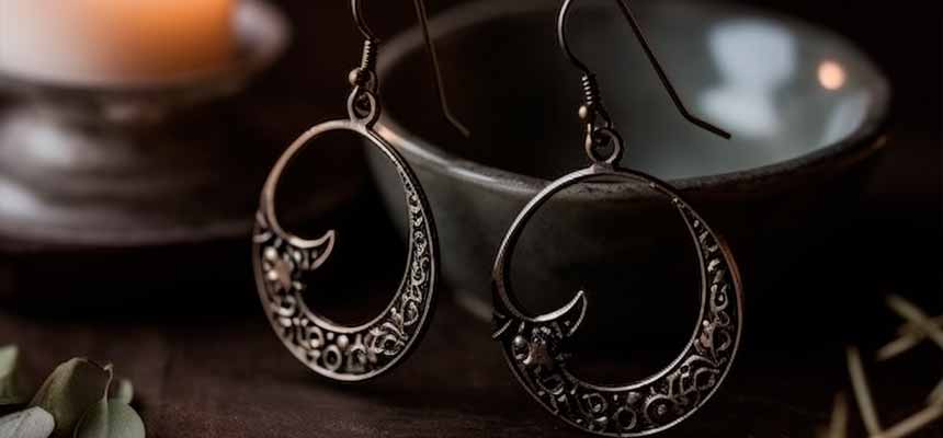 The History of Crescent Moon Earrings