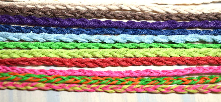 DIY braided hemp bracelets