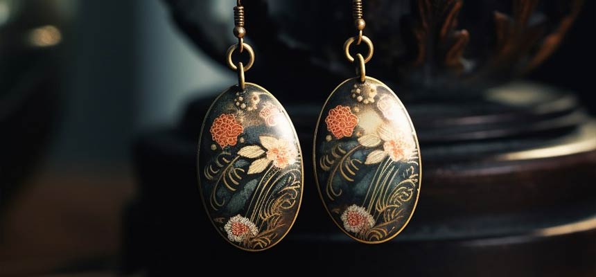 Materials and Techniques in Japanese Earrings