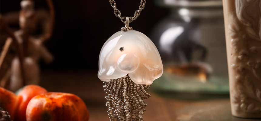 jellyfish necklace