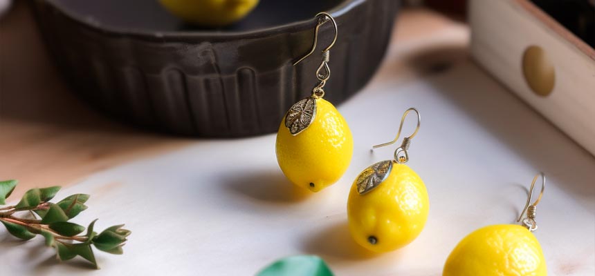 How to Wear Lemon Earrings