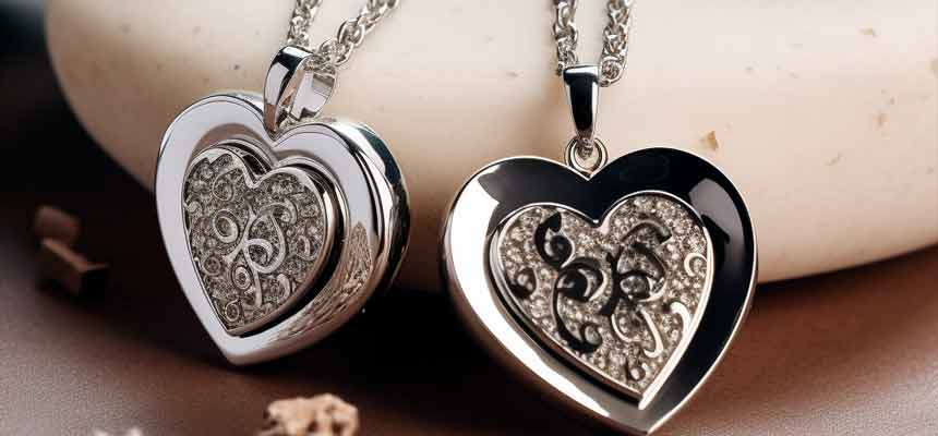 magnetic heart necklace