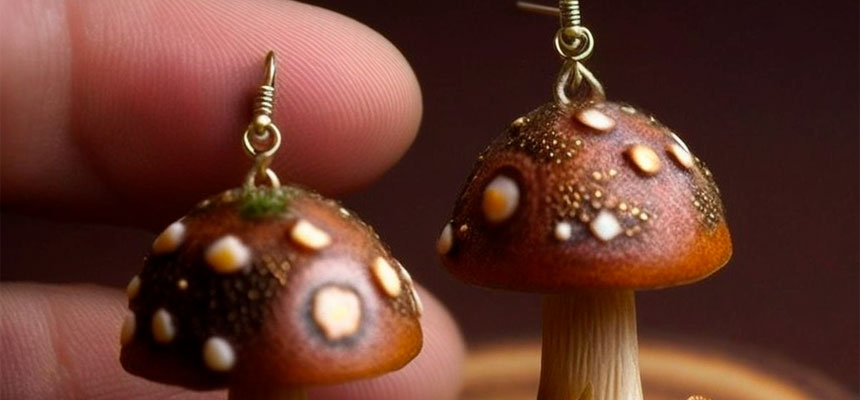 Styles and Materials of Mushroom Earrings