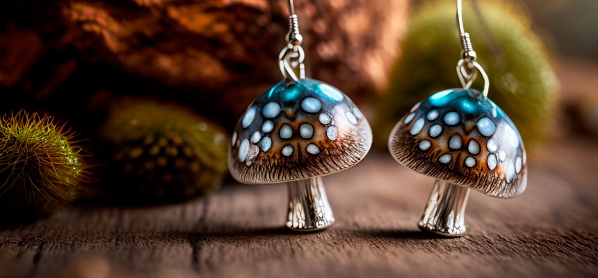 How to Style Mushroom Earrings