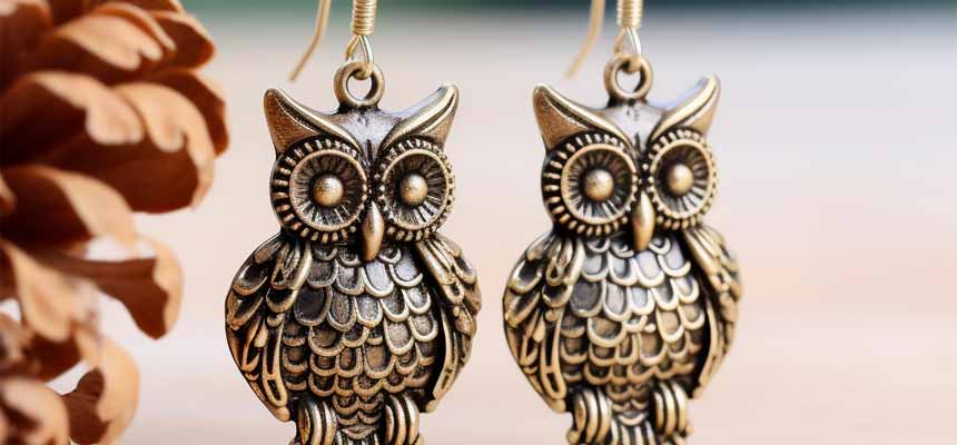 owl earrings