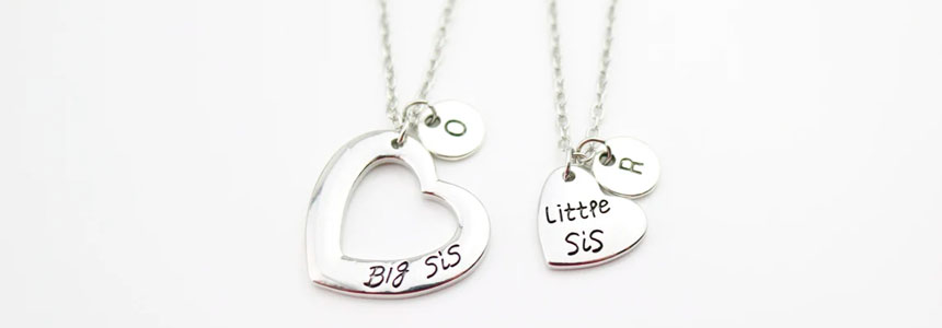 sister necklace types