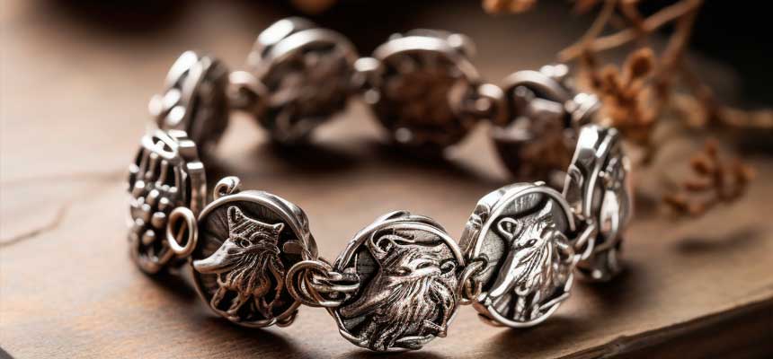 Different Styles and Materials of Wolf Bracelets