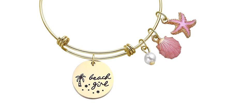 charm beach girl bracelet