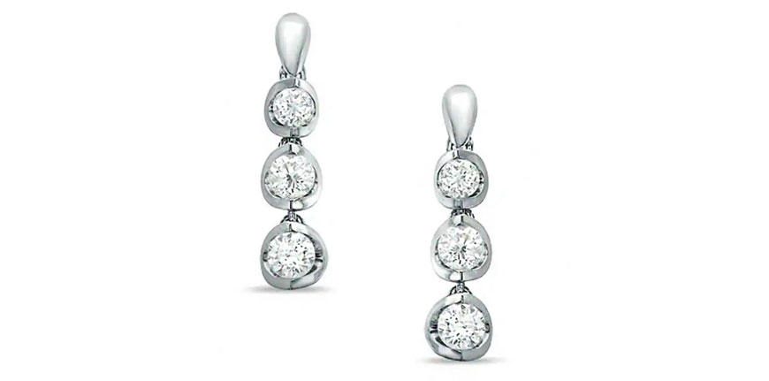 dangle crystal earrings