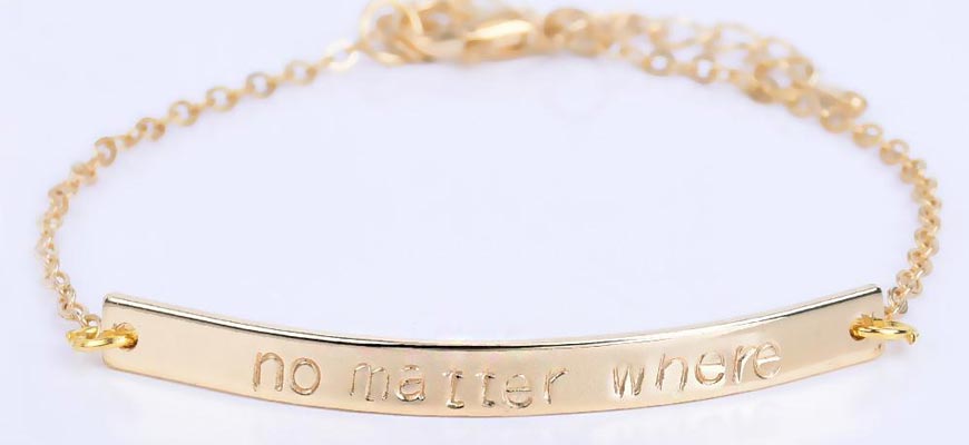 hotwife bracelet with engraving
