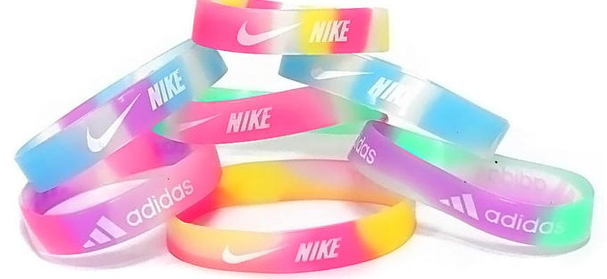 jelly bracelets with logos