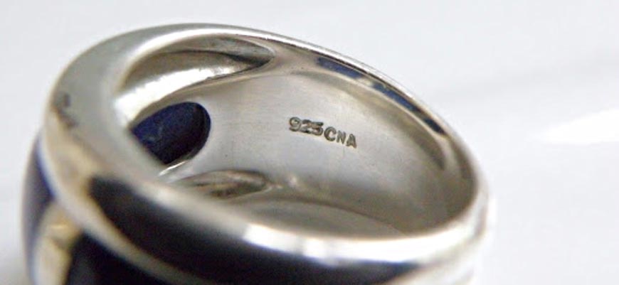 silver ring 925 hallmark