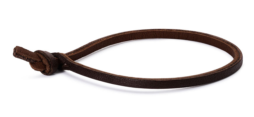 simple strip leather bracelet