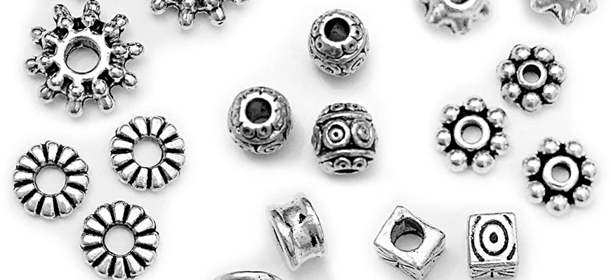 sterling silver beads different designs