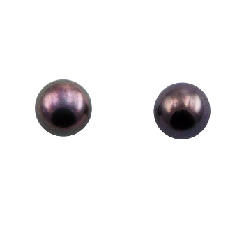 Tiny freshwater pearl silver stud earrings 