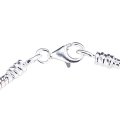 Silver snake chain for charms 