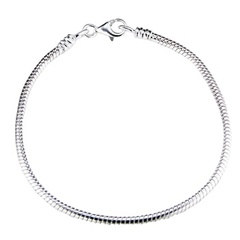 Hallmarked 925 sterling silver snake chain for charms