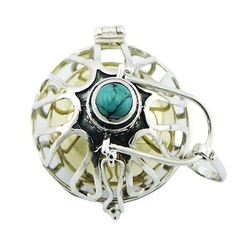 sterling silver pendant harmony ball 