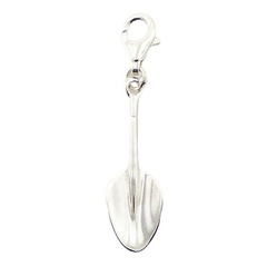Sterling Silver Spade Charm For Gardening Fans