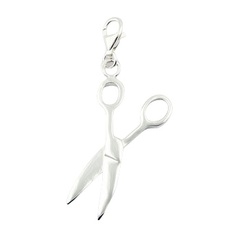 Sterling Silver Scissors Charm Authentically Looking Miniature by BeYindi