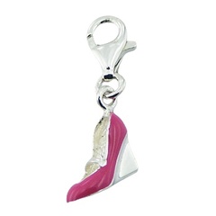 925 Sterling Silver Enameled Smart Shoe Charm Vivid Colored by BeYindi