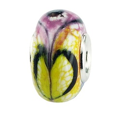 Inspiring Spring Time Colors Murano Glass Bead by BeYindi