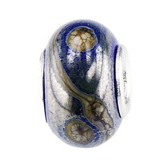 Sparkling Blue Murano Glass Bead Extravaganza Pure