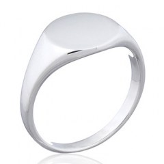 Plain Round Sterling Silver Ring by BeYindi
