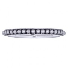 925 Sterling Silver Beaded Ring by BeYindi 