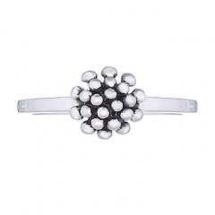 925 Silver Ring Cluster of Rounded Sticks by BeYindi 