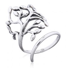 925 Silver Tree Branch Ring by BeYindi