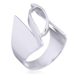 Extravagant Sterling Silver Jewelry Design Avant Garde Ring
