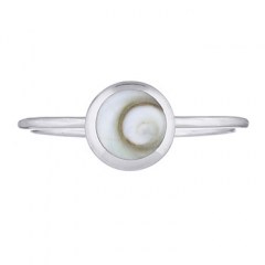 Simple yet Classy Sterling Silver Shiva Eye Shell Ring by BeYindi 