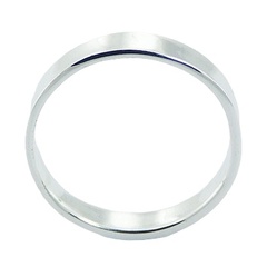 Flat Wire 925 Sterling Silver Band Ring by BeYindi 2
