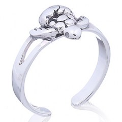 925 Sterling Silver Sea Turtle Toe Ring Hatching Baby Turtle