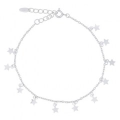 Twinkling Stars 925 Silver Chain Bracelets